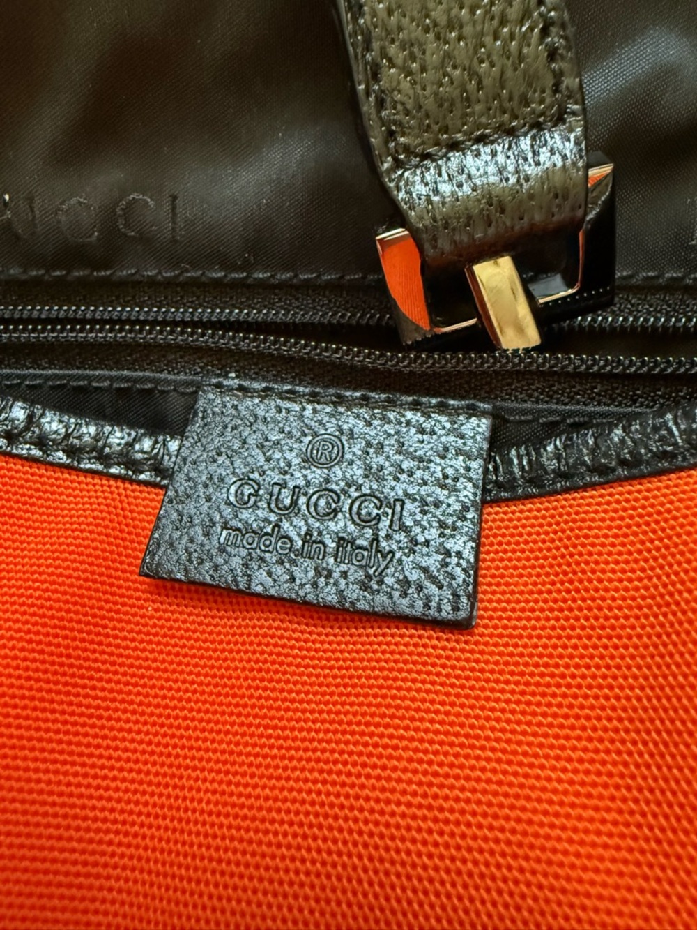 S/S 1999 GUCCI Jackie Tom Ford Runway Campaign Nylon Orange Las Vegas Hippies - Picture 4 of 11